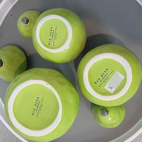 RAE DUNN By Magenta set of 3 Pear Canisters Artisan - Picture 4 of 10